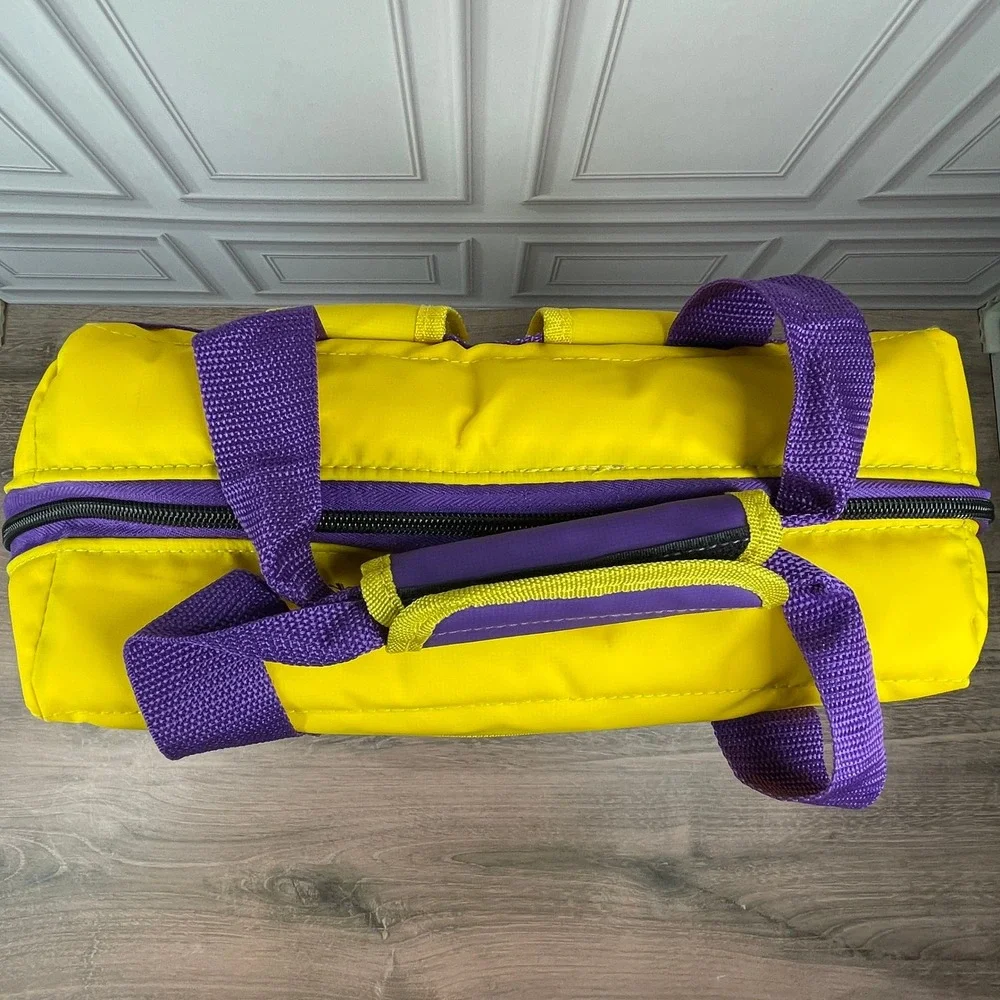 Minnesota Vikings Yellow Purple Insulated Lunch Backpack Bag Cooler NFL Football